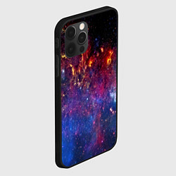 Чехол для iPhone 12 Pro Max Космос, цвет: 3D-черный — фото 2
