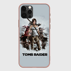 Чехол для iPhone 12 Pro Max TOMB RAIDER, цвет: 3D-светло-розовый