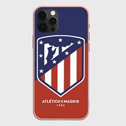 Чехол для iPhone 12 Pro Max Atletico Madrid FC 1903, цвет: 3D-светло-розовый