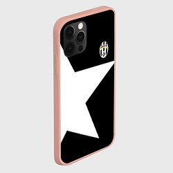 Чехол для iPhone 12 Pro Max FC Juventus: Star, цвет: 3D-светло-розовый — фото 2