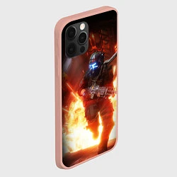 Чехол для iPhone 12 Pro Max Titanfall fighter runs, цвет: 3D-светло-розовый — фото 2