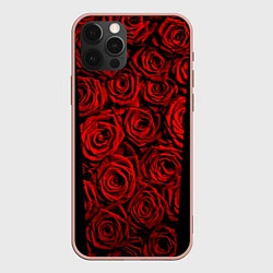 Чехол iPhone 12 Pro Max Унисекс / Красные розы