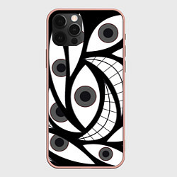 Чехол для iPhone 12 Pro Max Alchemist Eyes, цвет: 3D-светло-розовый