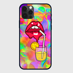 Чехол iPhone 12 Pro Max Cocktail lips