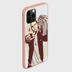 Чехол для iPhone 12 Pro Max Eminem: Street Music, цвет: 3D-светло-розовый — фото 2