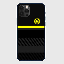 Чехол для iPhone 12 Pro Max FC Borussia 2018 Original #3, цвет: 3D-черный