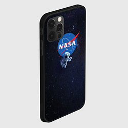 Чехол для iPhone 12 Pro Max NASA: Hello World, цвет: 3D-черный — фото 2