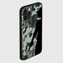 Чехол для iPhone 12 Pro Max PUBG: Camo Shadow, цвет: 3D-черный — фото 2