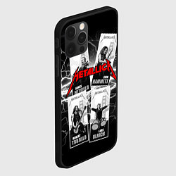 Чехол для iPhone 12 Pro Max Metallica Band, цвет: 3D-черный — фото 2