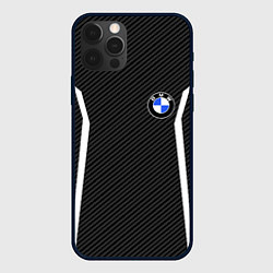 Чехол iPhone 12 Pro Max BMW CARBON БМВ КАРБОН