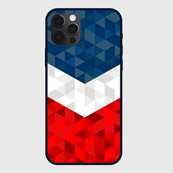 Чехол для iPhone 12 Pro Max Форма России, цвет: 3D-черный