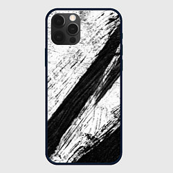 Чехол iPhone 12 Pro Max Белый и черный