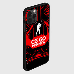 Чехол для iPhone 12 Pro Max CS:GO - Никита, цвет: 3D-черный — фото 2