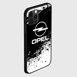 Чехол для iPhone 12 Pro Max Opel: Black Spray, цвет: 3D-черный — фото 2