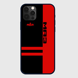 Чехол для iPhone 12 Pro Max МАЗ, цвет: 3D-черный