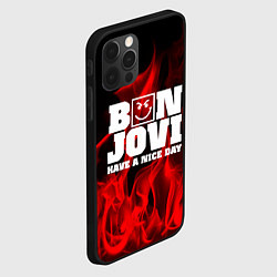 Чехол для iPhone 12 Pro Max Bon Jovi: Have a nice day, цвет: 3D-черный — фото 2