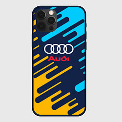 Чехол для iPhone 12 Pro Max Audi: Colour Sport, цвет: 3D-черный