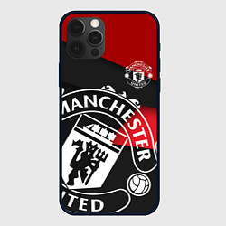 Чехол для iPhone 12 Pro Max FC Man United: Exclusive, цвет: 3D-черный