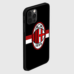 Чехол для iPhone 12 Pro Max AC Milan 1899, цвет: 3D-черный — фото 2