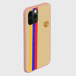 Чехол для iPhone 12 Pro Max Armenia Style, цвет: 3D-светло-розовый — фото 2