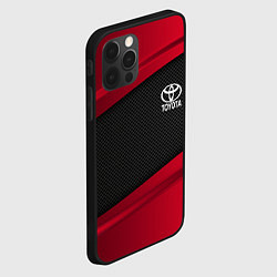 Чехол для iPhone 12 Pro Max Toyota: Red Sport, цвет: 3D-черный — фото 2