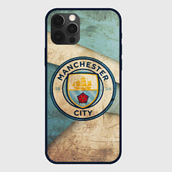 Чехол для iPhone 12 Pro Max FC Man City: Old Style, цвет: 3D-черный