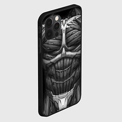 Чехол для iPhone 12 Pro Max Экзоскелет, цвет: 3D-черный — фото 2