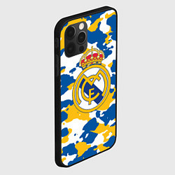 Чехол для iPhone 12 Pro Max Real Madrid: Camo, цвет: 3D-черный — фото 2