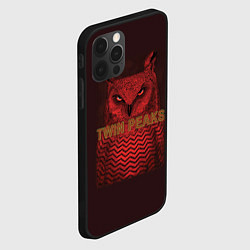 Чехол для iPhone 12 Pro Max Twin Peaks: Red Owl, цвет: 3D-черный — фото 2