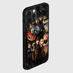 Чехол для iPhone 12 Pro Max How to Train Your Dragon, цвет: 3D-черный — фото 2