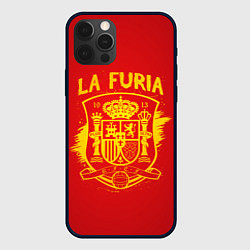 Чехол для iPhone 12 Pro Max La Furia, цвет: 3D-черный