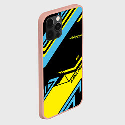 Чехол для iPhone 12 Pro Max Cyberpunk 2077: Samurai, цвет: 3D-светло-розовый — фото 2