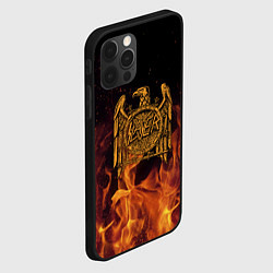 Чехол для iPhone 12 Pro Max Slayer: Fire Eagle, цвет: 3D-черный — фото 2