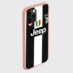 Чехол для iPhone 12 Pro Max FC Juventus 18-19, цвет: 3D-светло-розовый — фото 2