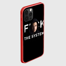 Чехол для iPhone 12 Pro Max F*ck The System: Mr Robot, цвет: 3D-красный — фото 2