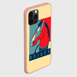 Чехол для iPhone 12 Pro Max BoJack Obey, цвет: 3D-светло-розовый — фото 2