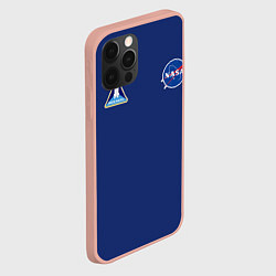 Чехол для iPhone 12 Pro Max NASA: Special Form, цвет: 3D-светло-розовый — фото 2