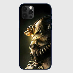 Чехол для iPhone 12 Pro Max Армированный шлем, цвет: 3D-черный