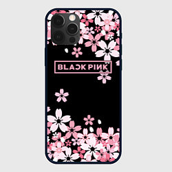 Чехол iPhone 12 Pro Max Black Pink: Pink Sakura