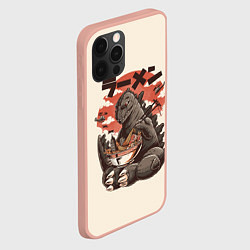 Чехол для iPhone 12 Pro Max Godzilla Eat, цвет: 3D-светло-розовый — фото 2