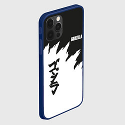 Чехол для iPhone 12 Pro Max Godzilla: Light Style, цвет: 3D-тёмно-синий — фото 2