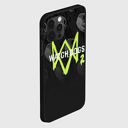 Чехол для iPhone 12 Pro Max Watch Dogs 2: Skulls Pattern, цвет: 3D-черный — фото 2