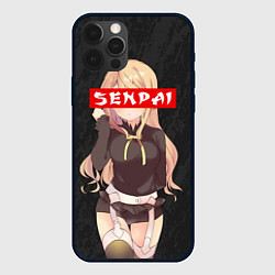 Чехол для iPhone 12 Pro Max Senpai Baby, цвет: 3D-черный