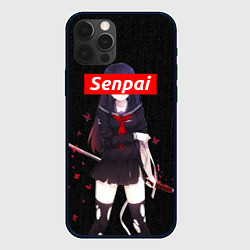 Чехол для iPhone 12 Pro Max Senpai Assassin, цвет: 3D-черный