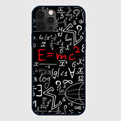 Чехол для iPhone 12 Pro Max Формулы физики, цвет: 3D-черный
