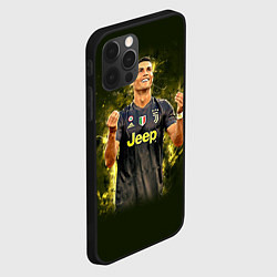 Чехол для iPhone 12 Pro Max Ronaldo: Juve Sport, цвет: 3D-черный — фото 2