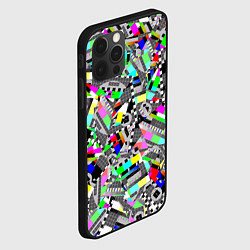 Чехол для iPhone 12 Pro Max Экран профилактики, цвет: 3D-черный — фото 2