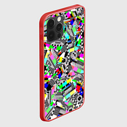 Чехол для iPhone 12 Pro Max Экран профилактики, цвет: 3D-красный — фото 2