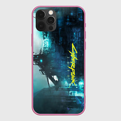 Чехол iPhone 12 Pro Max Cyberpunk 2077: Techno