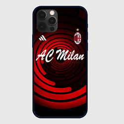 Чехол для iPhone 12 Pro Max AC Milan - FC, цвет: 3D-черный